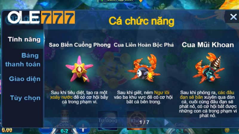 Người chơi khám phá tính năng đặc biệt của cá trong Happy Fishing